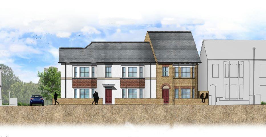 Lot: 95 - LAND WITH PLANNING FOR RESIDENTIAL DEVELOPMENT -